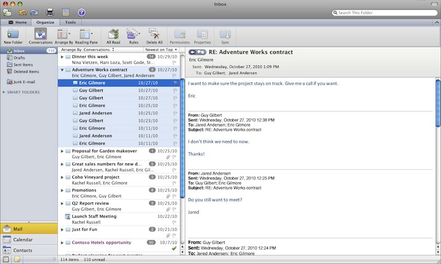 archiving mail in outlook 2011 for mac